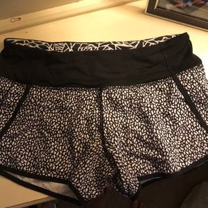 Lululemon speed shorts